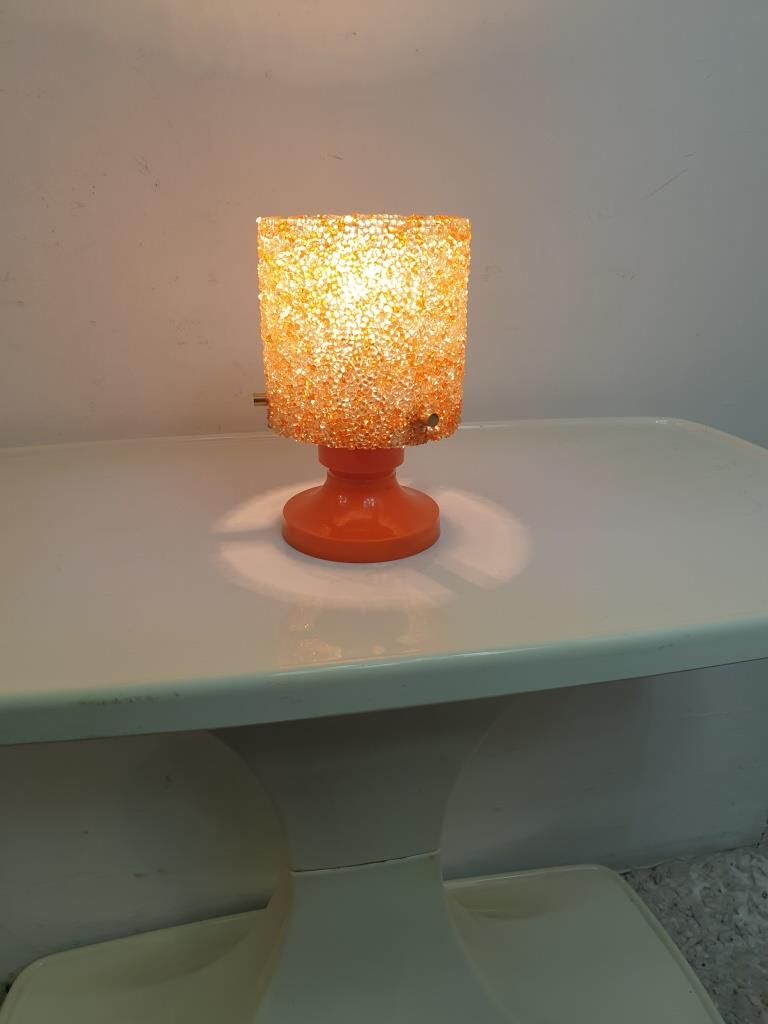 Vintage lamp orange 70's