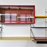 Multicolored wall unit by Tjerk Rijenga for Pilastro, Netherlands, 1960s