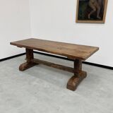 Monastery farm table in oak 1900