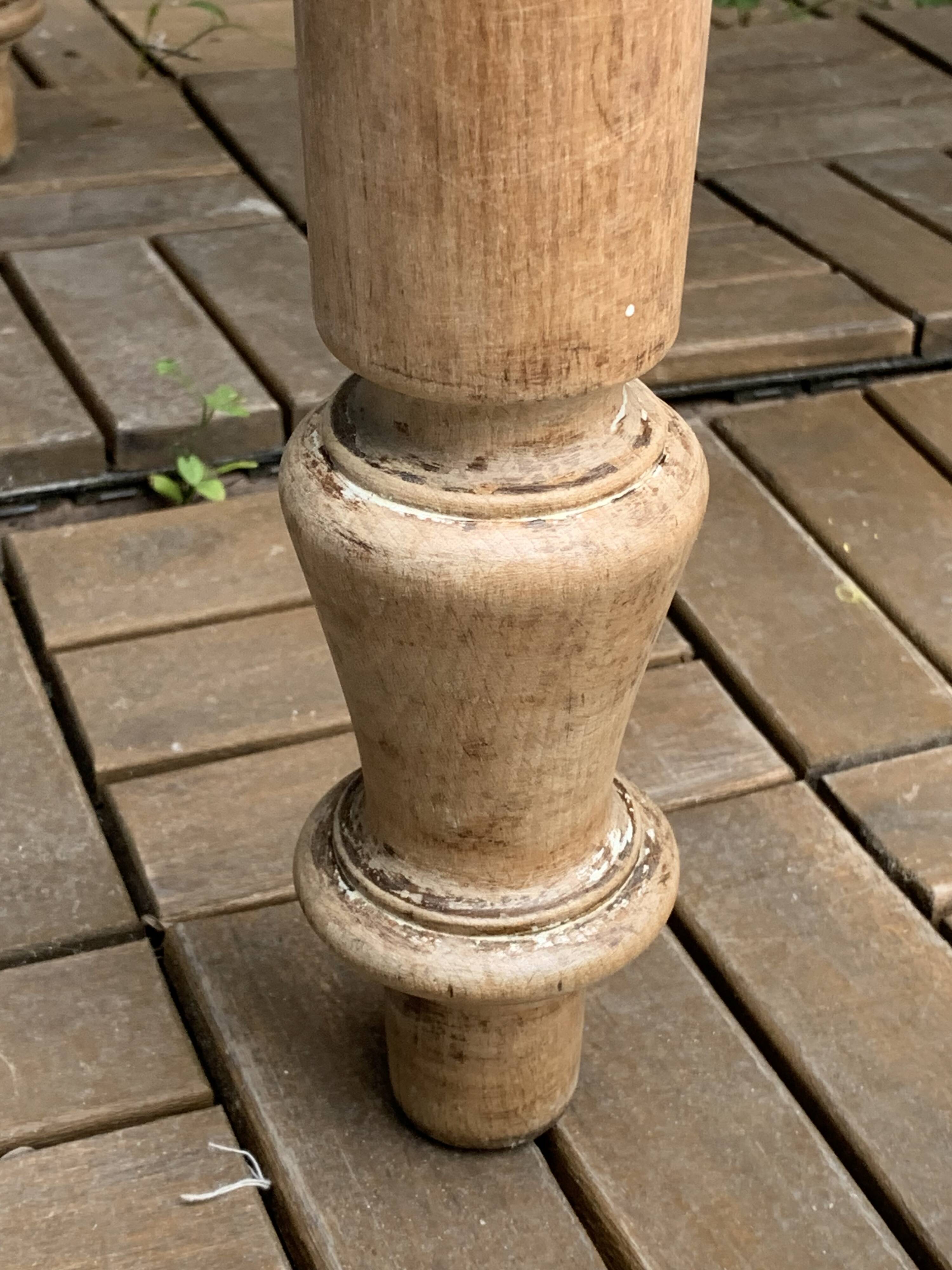 Raw wood farm table 1920