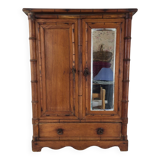 H.61 wood doll cabinet bamboo way