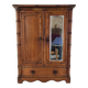 Armoire de poupée H.61 bois façon bambou