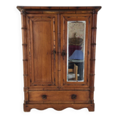 H.61 wood doll cabinet bamboo way