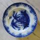 8 very old flat plates made of ironstone