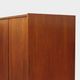 Vintage mid century Scandinavian design 4-door wardrobe in teak, 1960s