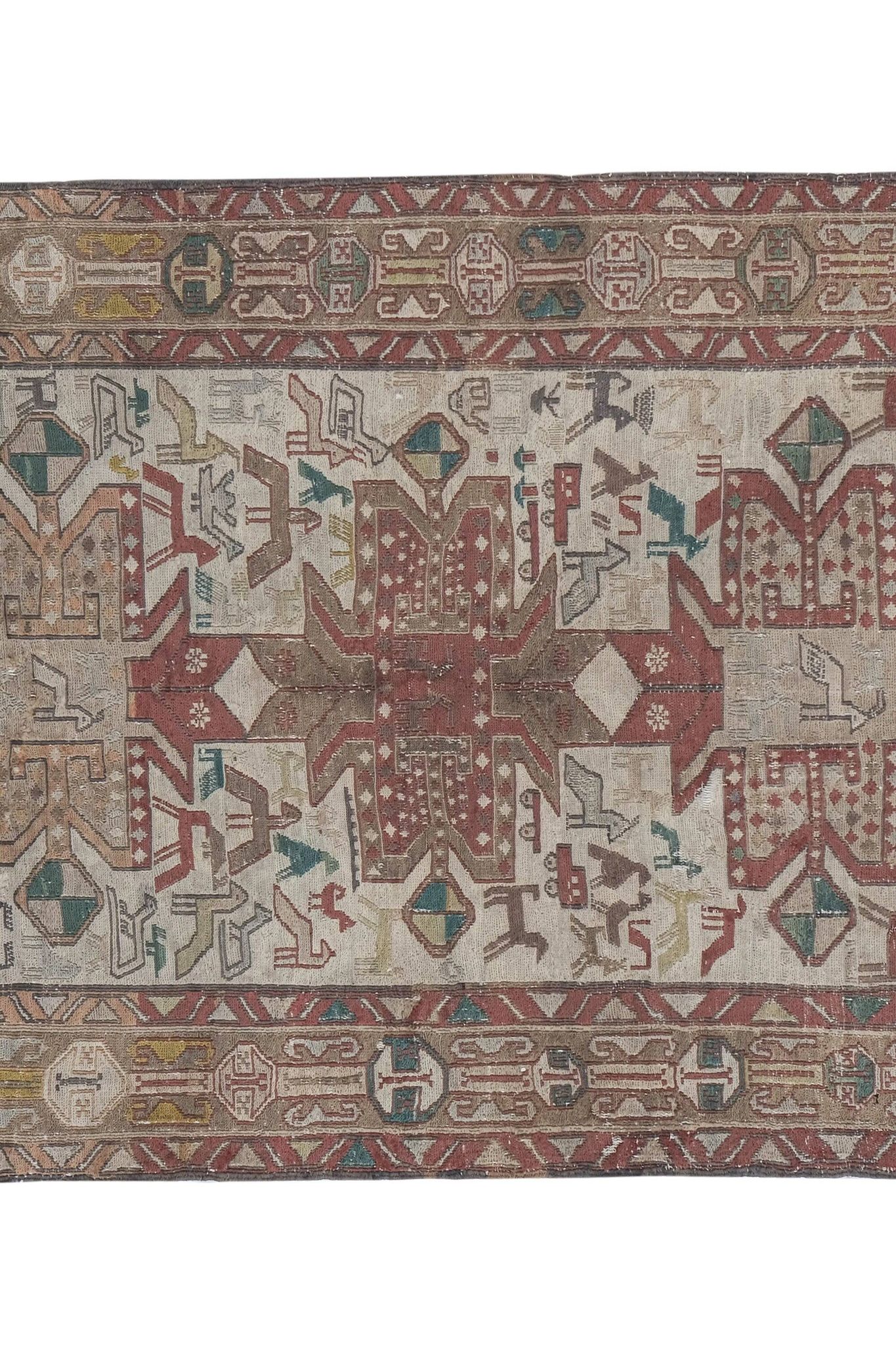 Vintage hand-embroidered tablecloth 100x142 cm
