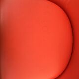 Orange tulip foot armchair