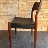 Vintage Scandinavian chair from the 1960s, teak Niels Otto Møller chair.