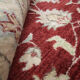 Handmade traditional red ziegler rug floral wool area rug- 124x187cm