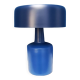 Blue metal lamp