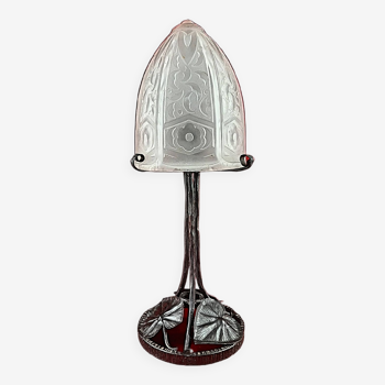Lampe Art Deco dans le gout de DAUM