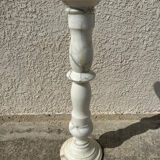 Luminous marble column