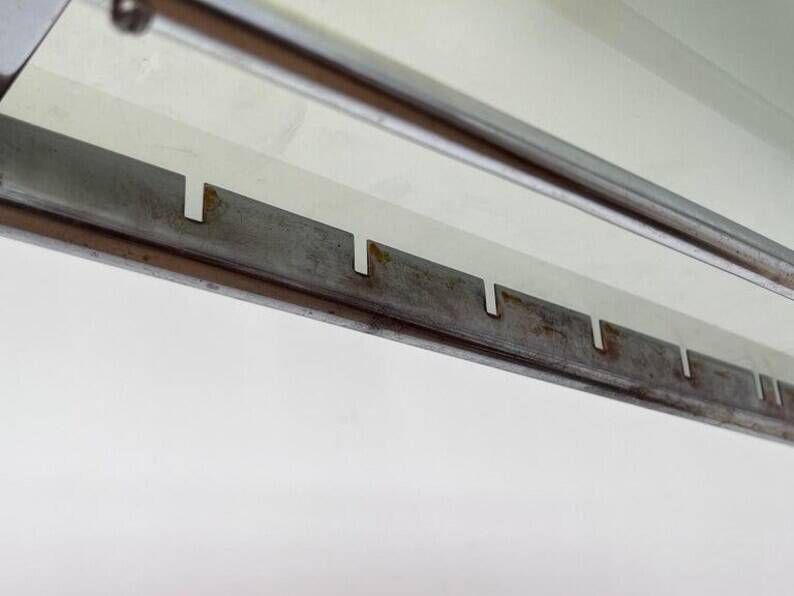 XXL design Chrome Bauhaus Chandelier or pendant - 1940s / Czechoslovakia