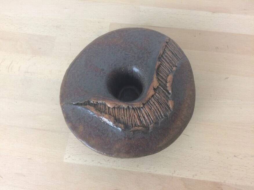 Vintage ceramic candlestick