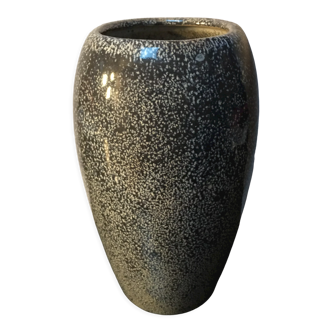 Grey speckled vase