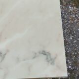 Antique vintage coffee table with marble top