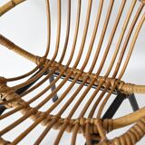 Vintage rattan children's armchair from the 50s/60s