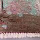 Vintage Turkish Oushak Rug 106x66 cm shabby carpet Ushak Region Small