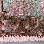 Vintage Turkish Oushak Rug 106x66 cm shabby carpet Ushak Region Small