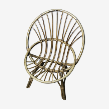 Child rattan armchair