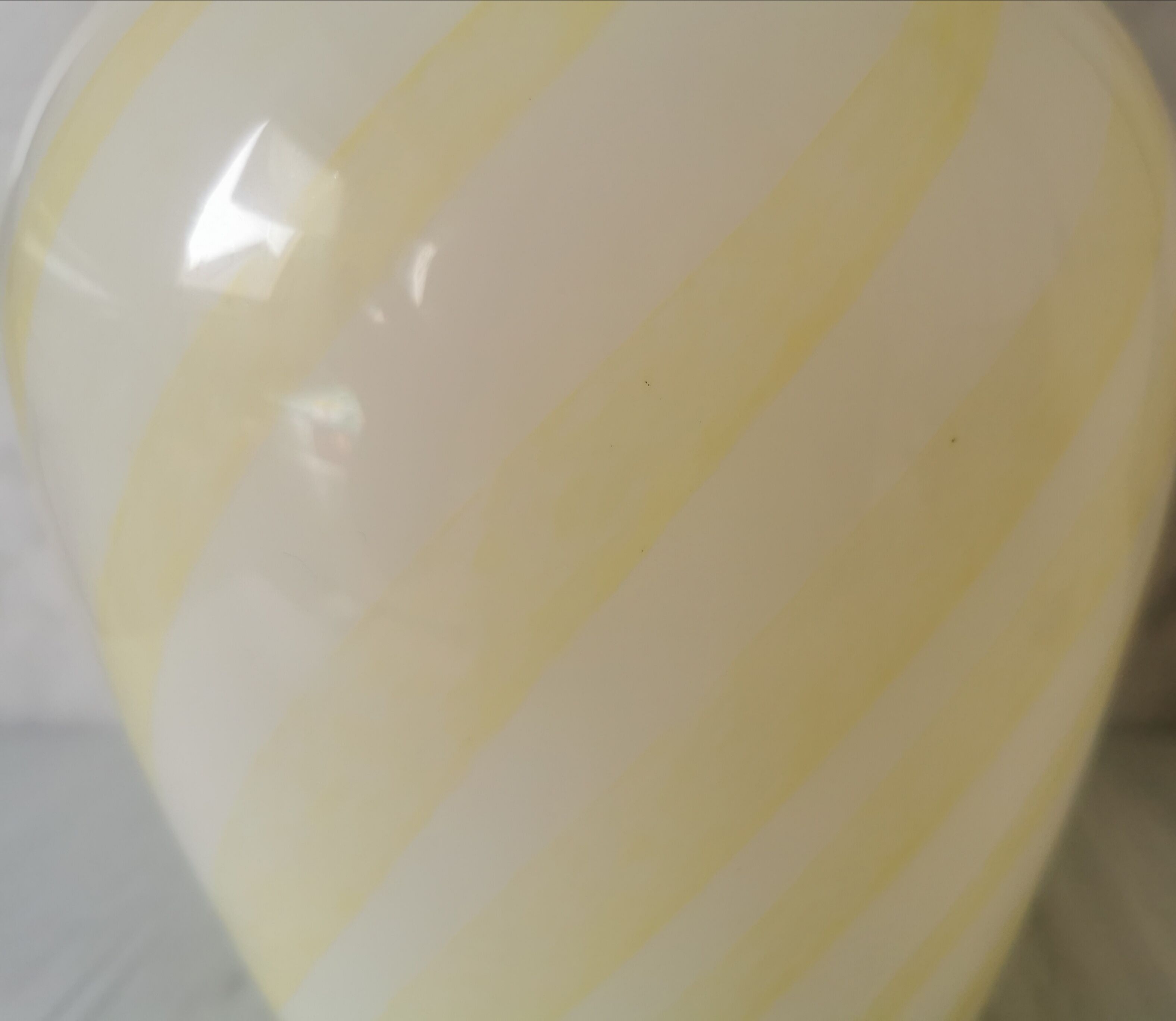 Blown glass vase Italy