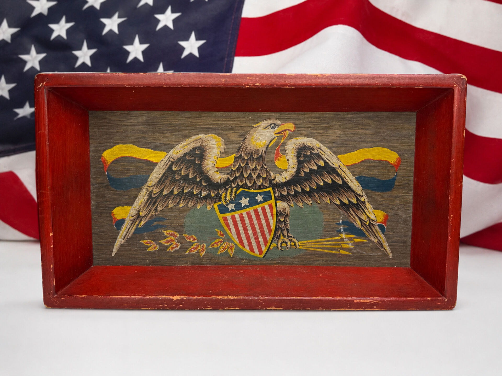 Plateau vintage Yorkraft Inc. – American eagle – USA, 1960s