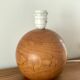 Lampe boule en bois