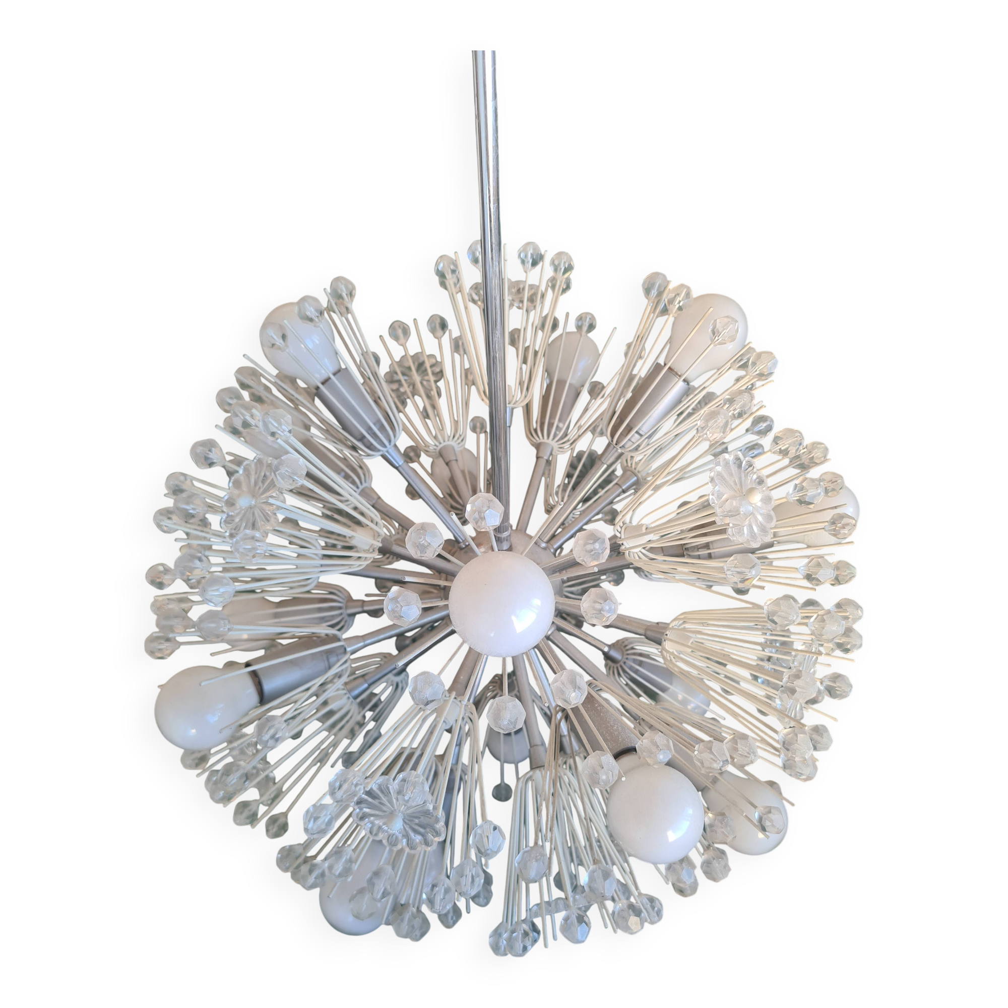 "Dandelion" or "Sputnik" chandelier, 1950s, designed by Emil Stejnar
