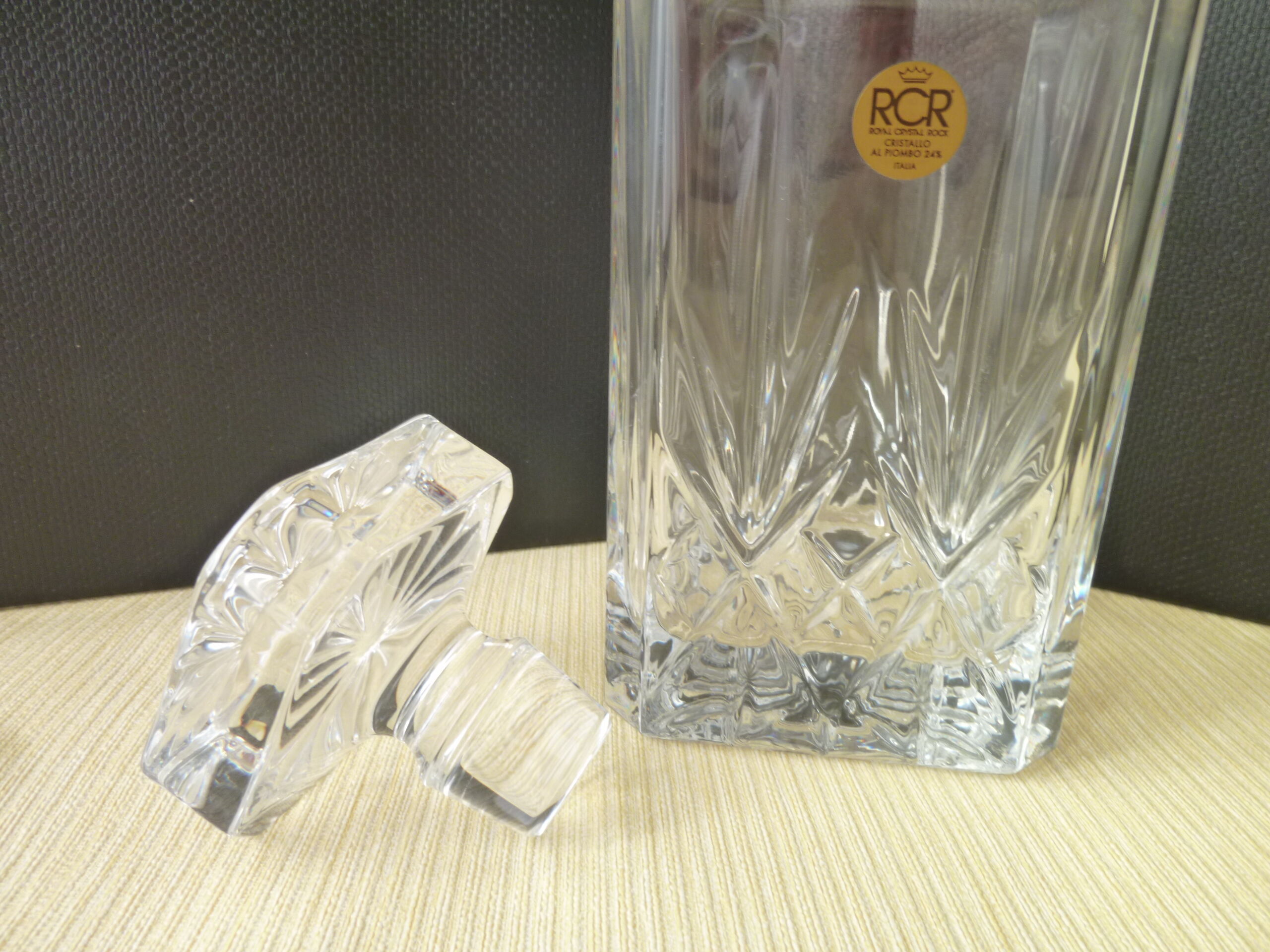 Lead Crystal Whisky Carafe 24% CPR