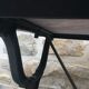 Marble oval bistro table