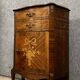 Curved Louis XV style ceremonial buffet in marquetry