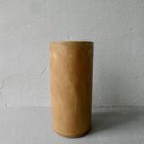 Natural tone stoneware vase
