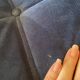 Togo 3-seater sofa in midnight blue velvet