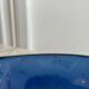 Blue and amber Murano glass ashtray/trinket dish 1960-70s