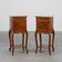 Pair Louis XV‑Style Nightstands with Marble Tops, France ca. 1900