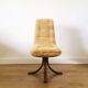 Lot de 4 fauteuils pivotants années 70