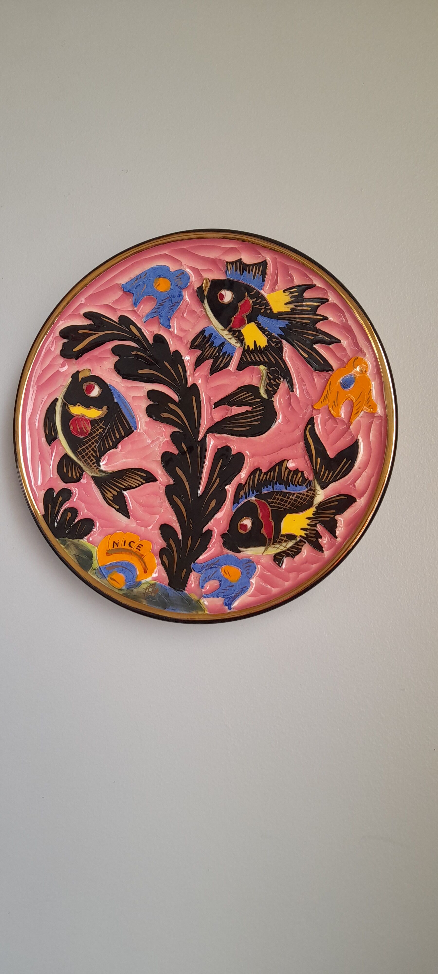 Fish plate Cerdazur 60s