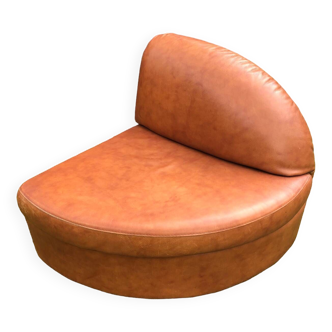 Fauteuil chauffeuse cuir