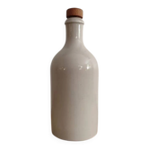 White stoneware bottle