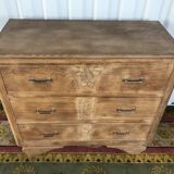 Art deco dresser in solid oak