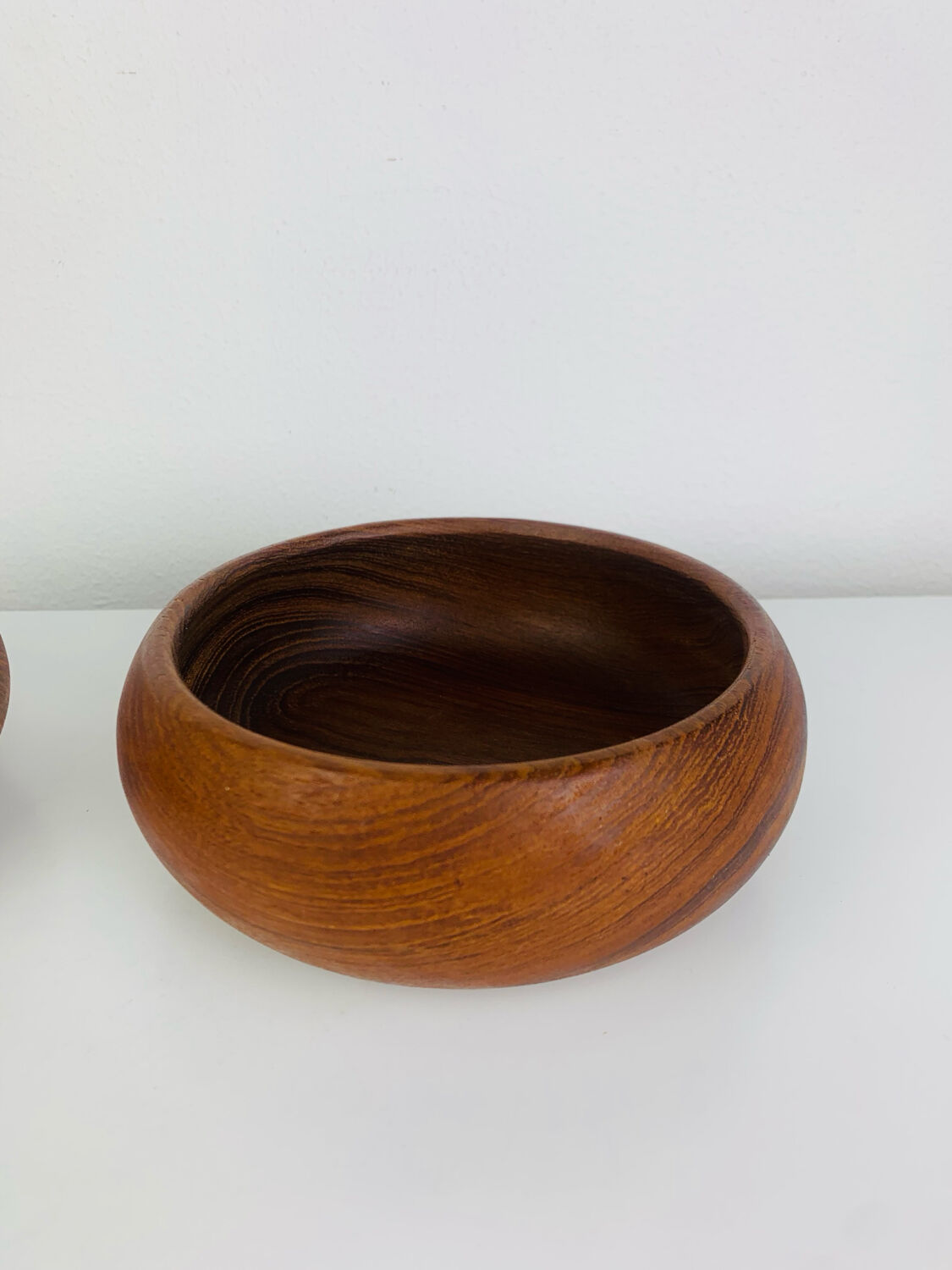 Pair of Scandinavian teak pocket trays, 1960s