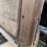Large carved wooden mirror