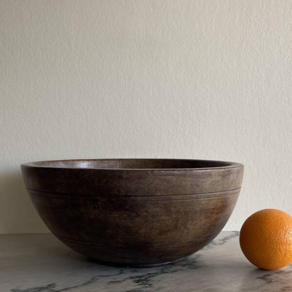 Wooden salad bowl