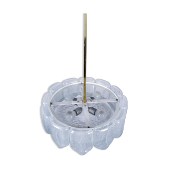 Doria iced glass chandelier