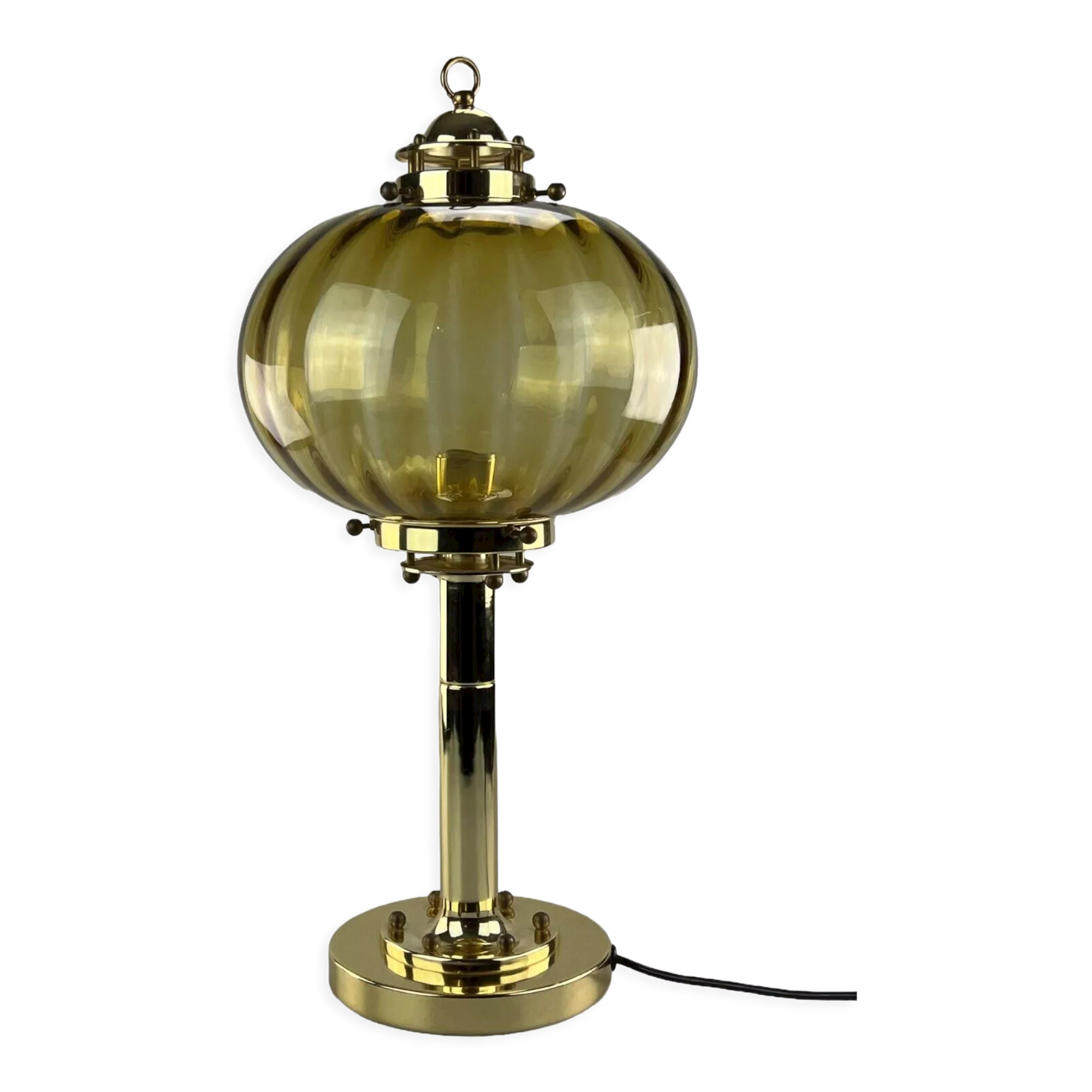 60s 70s Peill & Putzler Germany table lamp lamp light glass design