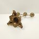 Chandelier 3 branches deco child brass