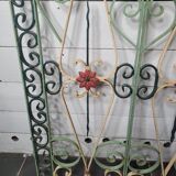 Old wrought iron 2-door gate