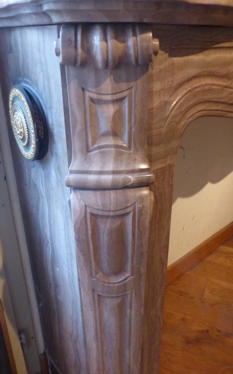 Fireplace Louis XV Marble