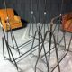 Set of 4 racks with metal clothing