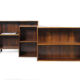 Rosewood bookcase with metal black legs, made in Denmark, 1960s